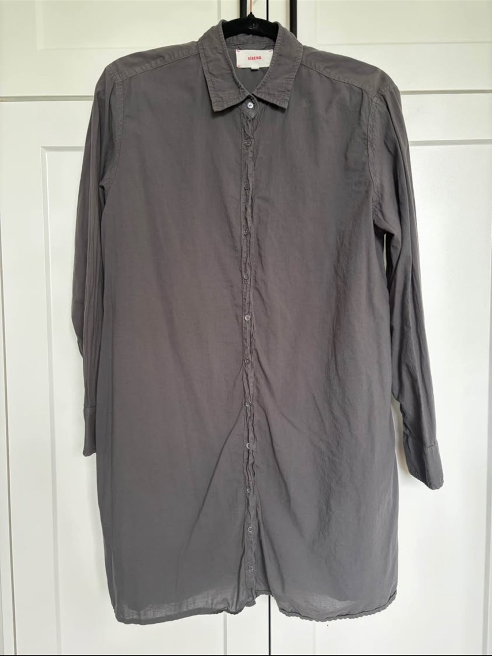 Xirena Cotton Button-Down Shirt “Bobby”Dress (S)